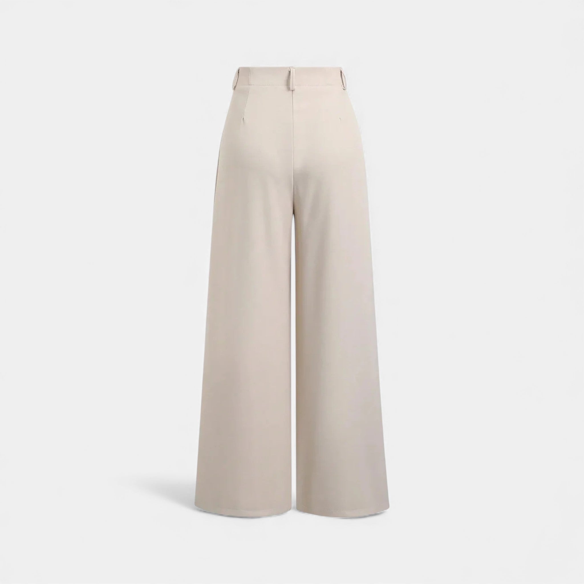 Women's Tailored Wide Leg Trousers Pleated Detail