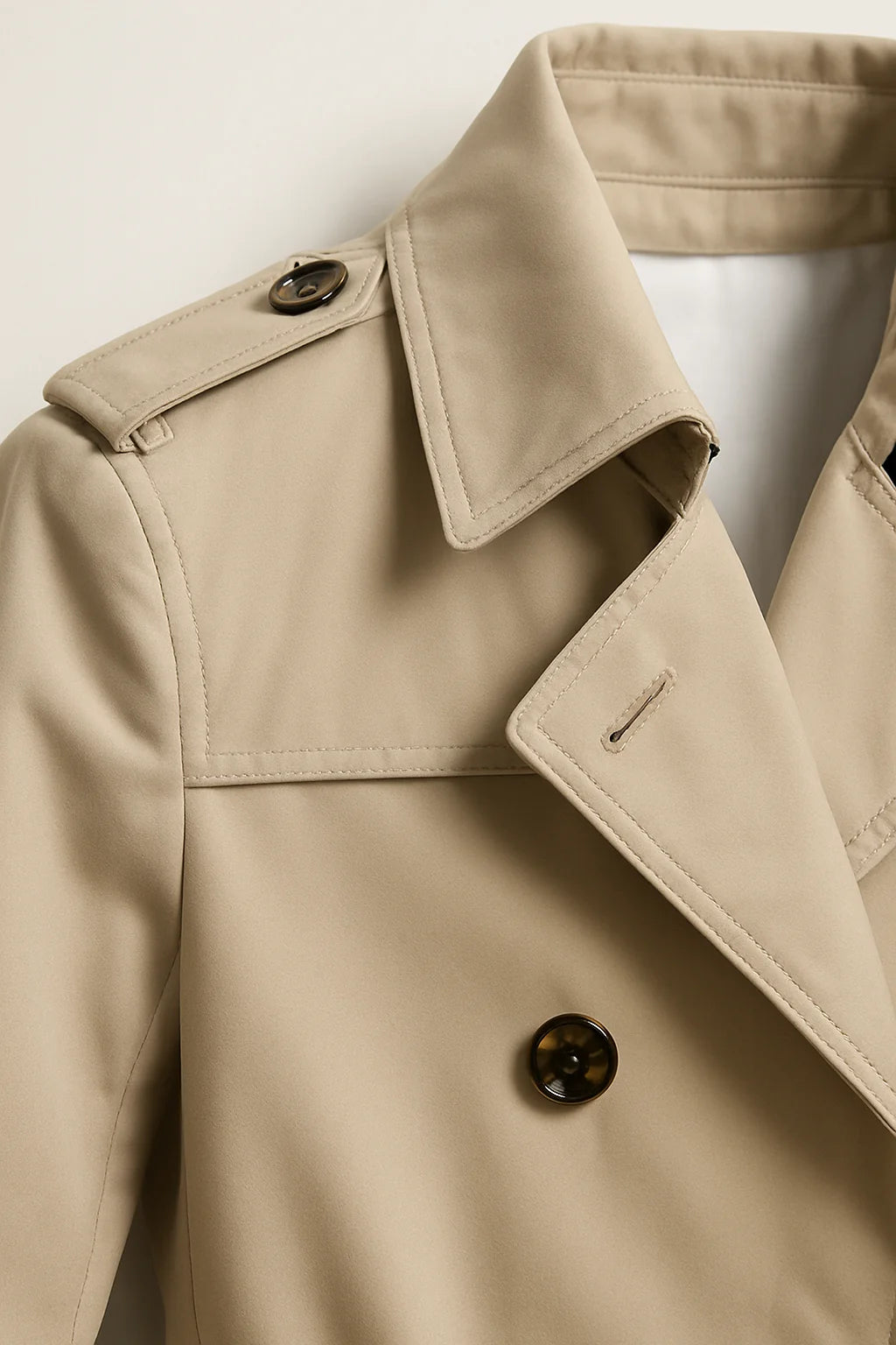 Men's Tailored Belted Trench Coat