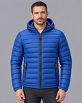 Men's Hooded Puffer Jacket - Lightweight Quilted Winter Coat