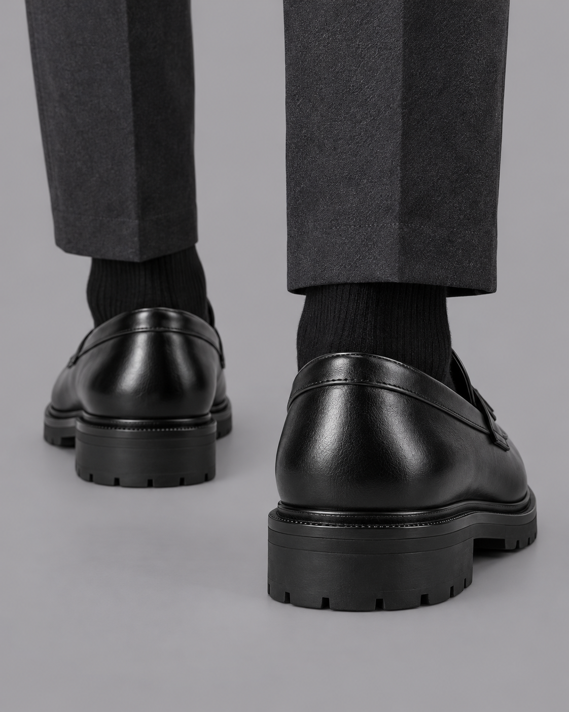 Men's Leather Loafers - Tassel Slip On Smart Casual Shoes