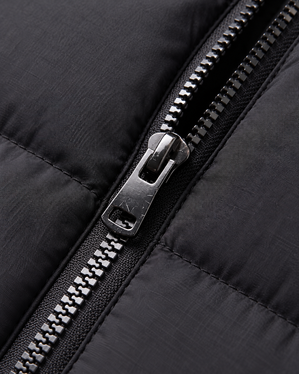 Men's Puffer Jacket - Hooded Channel Quilted Full Zip Winter Coat