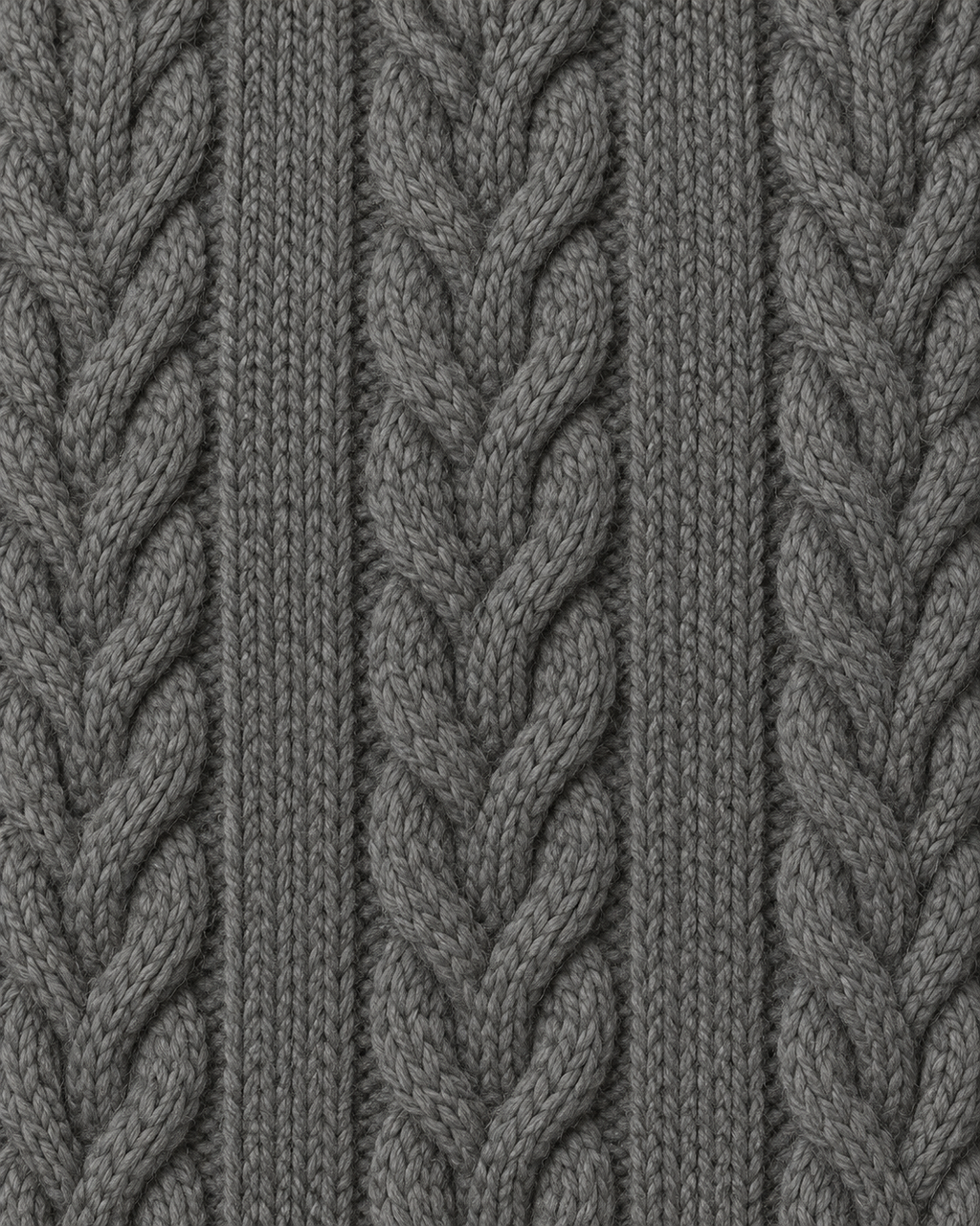Men's Sleeveless Jumper - Cable Knit V Neck Contrast Trim Sweater Vest