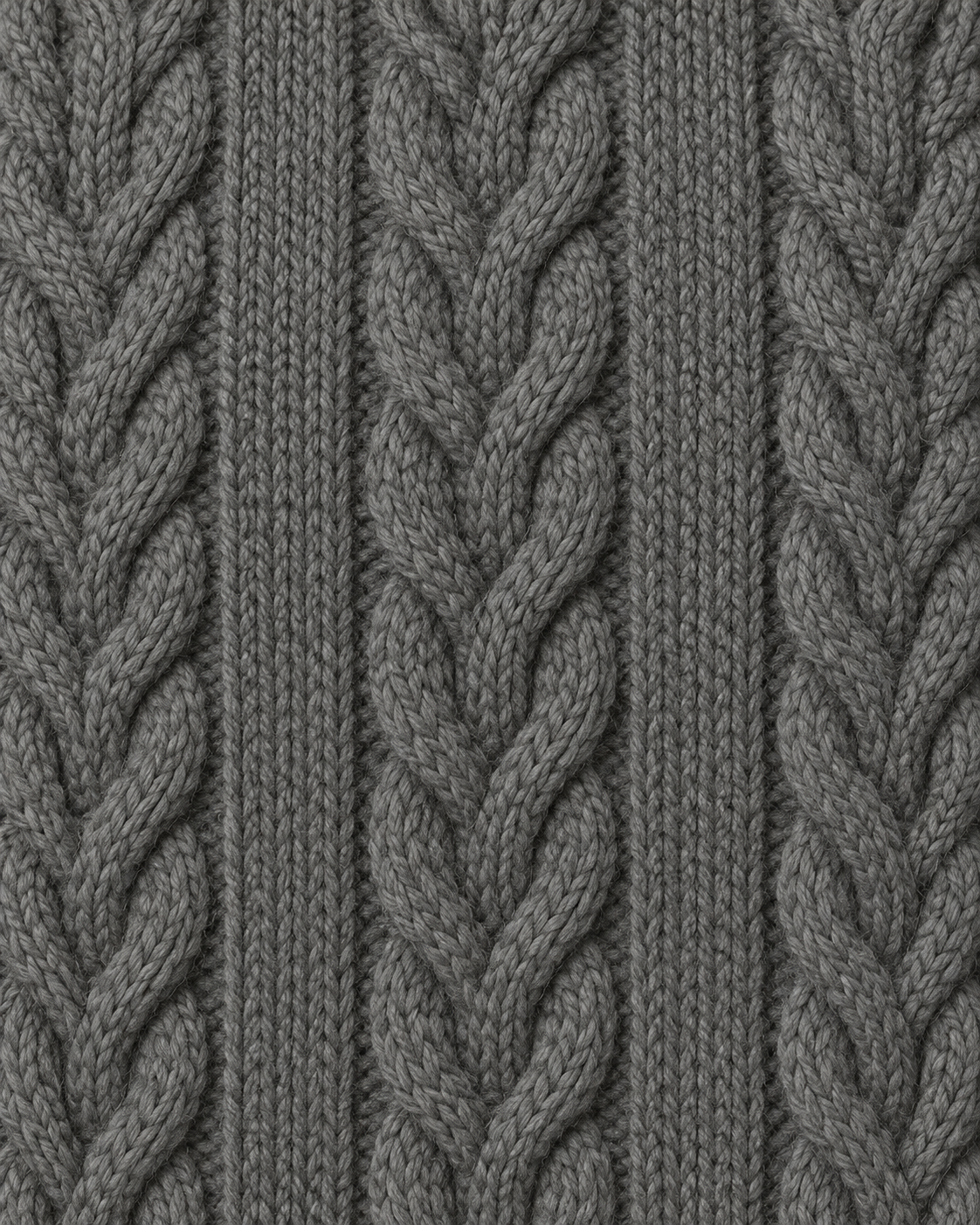Men's Sleeveless Jumper - Cable Knit V Neck Contrast Trim Sweater Vest
