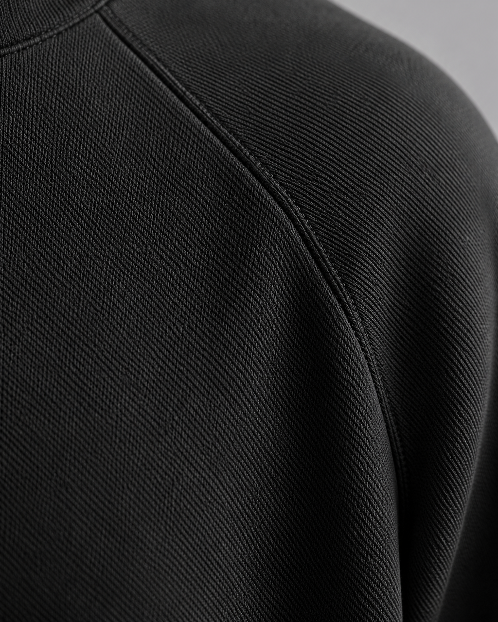 Men's Track Jacket - Oversized Full Zip Stand Collar Raglan Sleeve