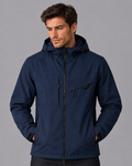 Men's Windbreaker - Hooded Water Resistant Full Zip Rain Jacket