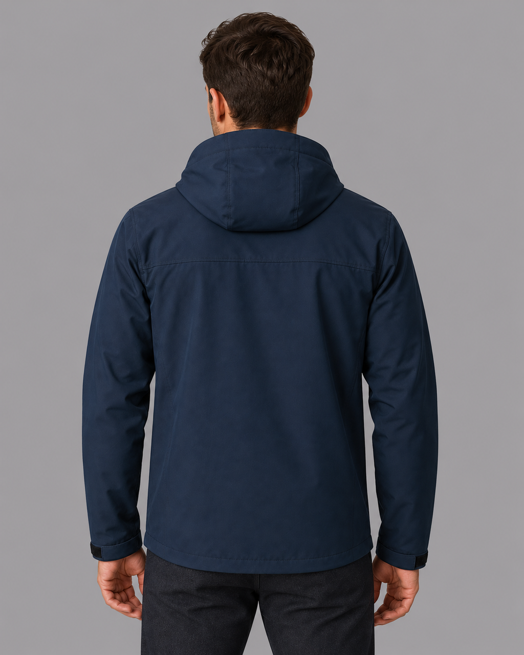 Men's Windbreaker - Hooded Water Resistant Full Zip Rain Jacket