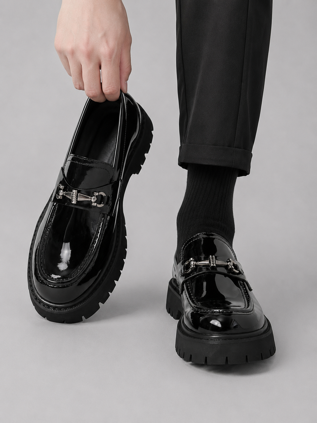 Men’s Slip-On Chunky Sole Loafers