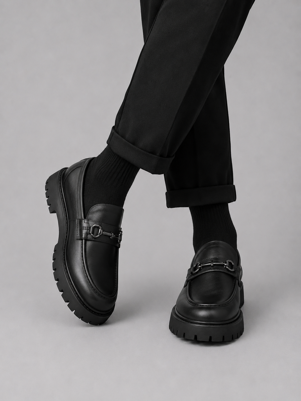 Men’s Slip-On Chunky Sole Loafers