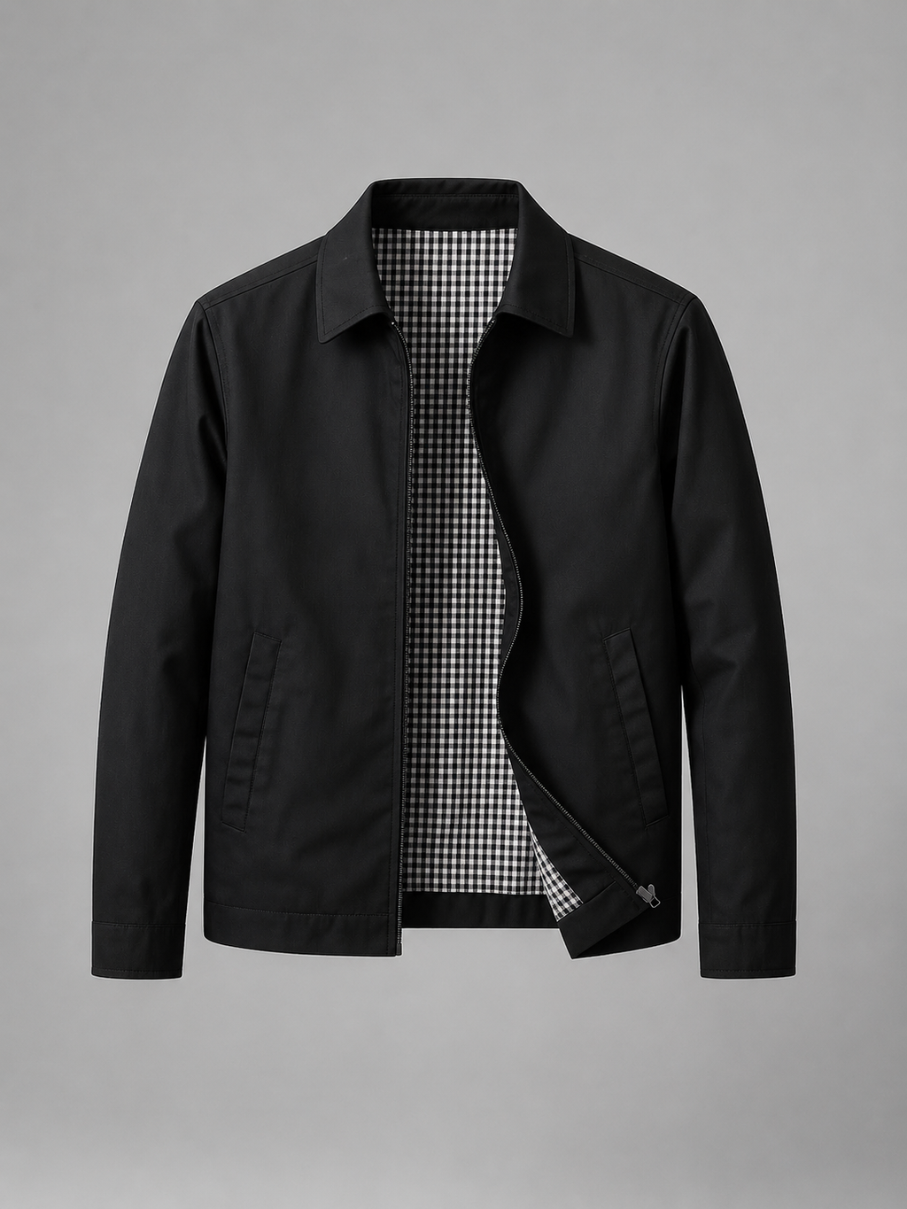 Men's Lightweight Zip Jacket Smart Casual British Style - view 2