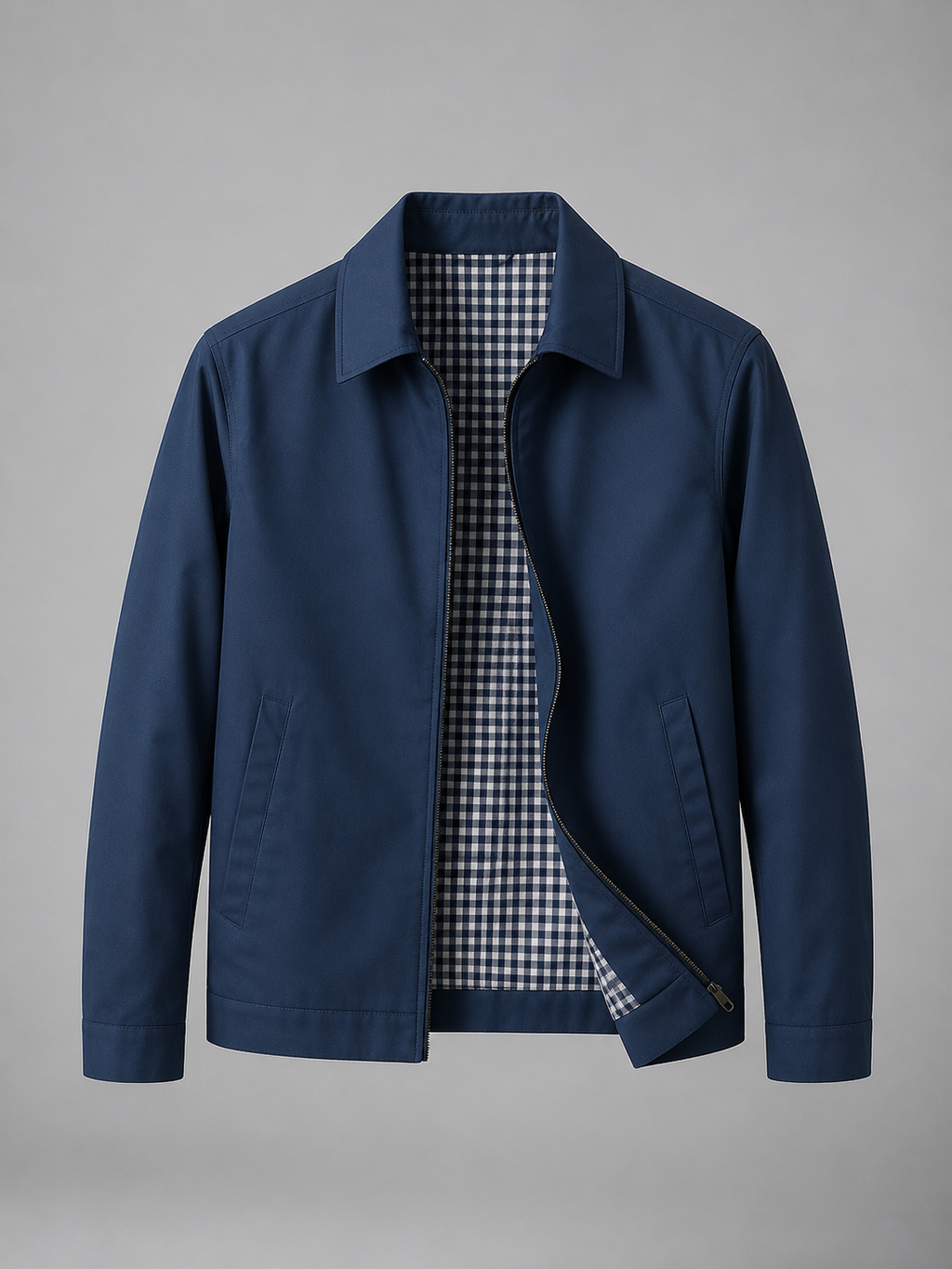 Men's Lightweight Zip Jacket Smart Casual British Style - view 6