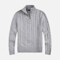 Men's High Neck Zip Sweater - view 1