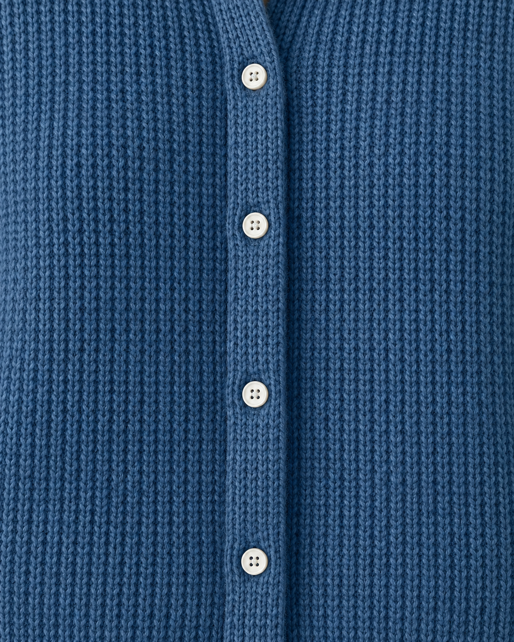 Women's Knitted Cardigan - Longline Button Front Relaxed Fit