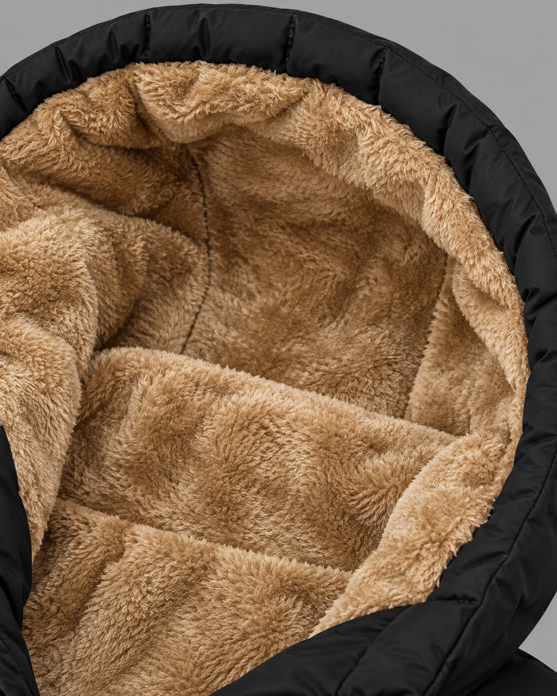 Women's Long Quilted Coat - Hooded Plush Lined Zip Snap Front Winter