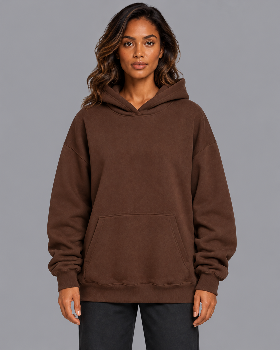 Women's Oversized Hoodie - Relaxed Kangaroo Pocket Pullover Sweatshirt