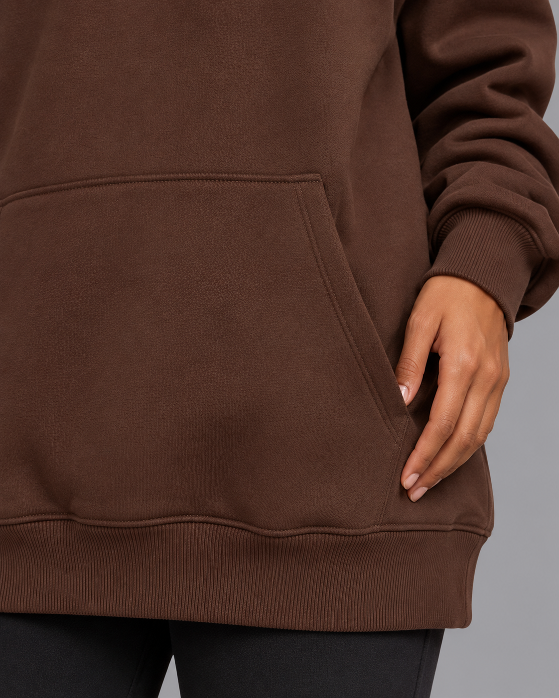 Women's Oversized Hoodie - Relaxed Kangaroo Pocket Pullover Sweatshirt