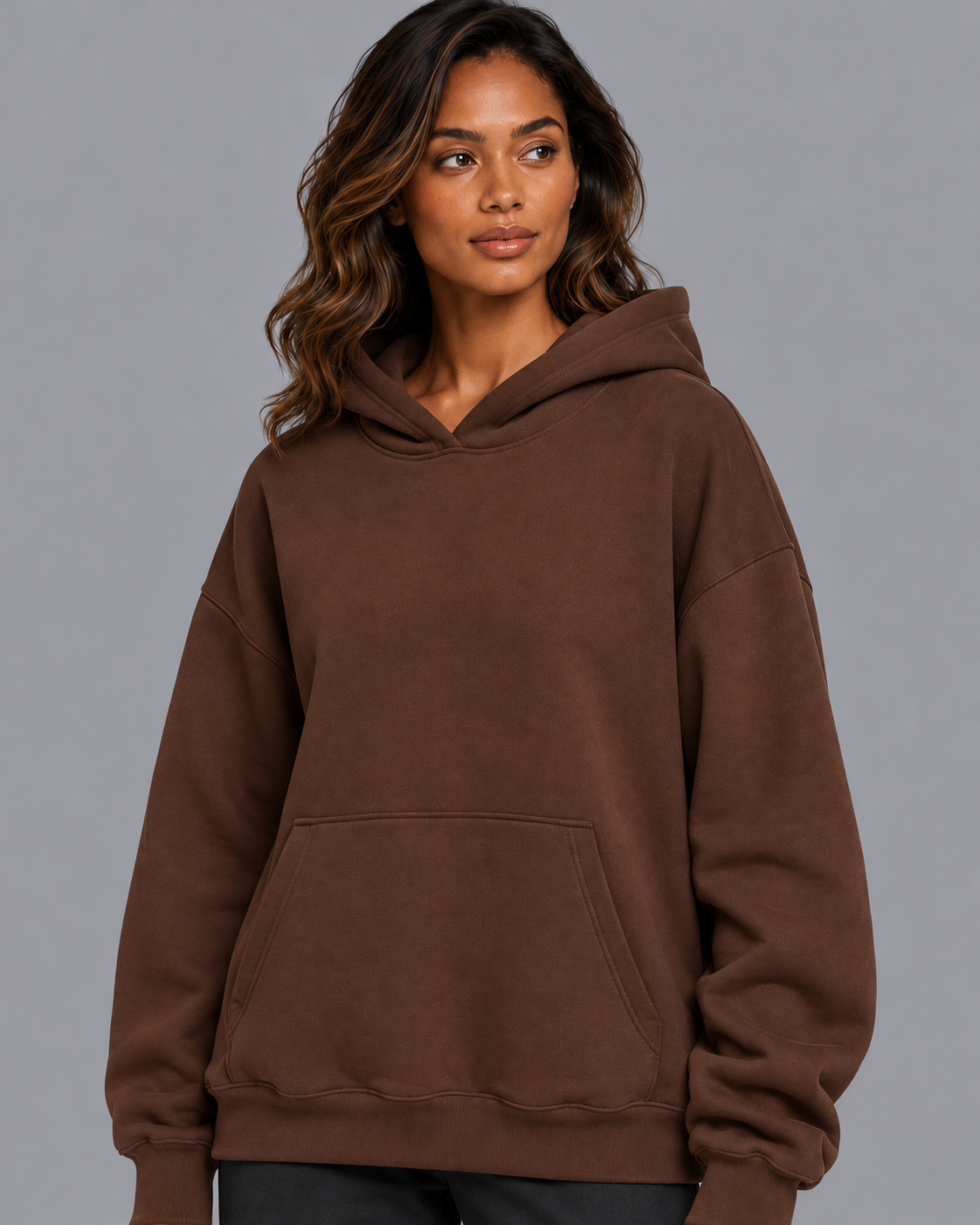Women's Oversized Hoodie - Relaxed Kangaroo Pocket Pullover Sweatshirt