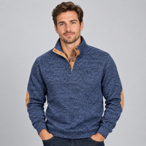 Men's stand collar jumper 2