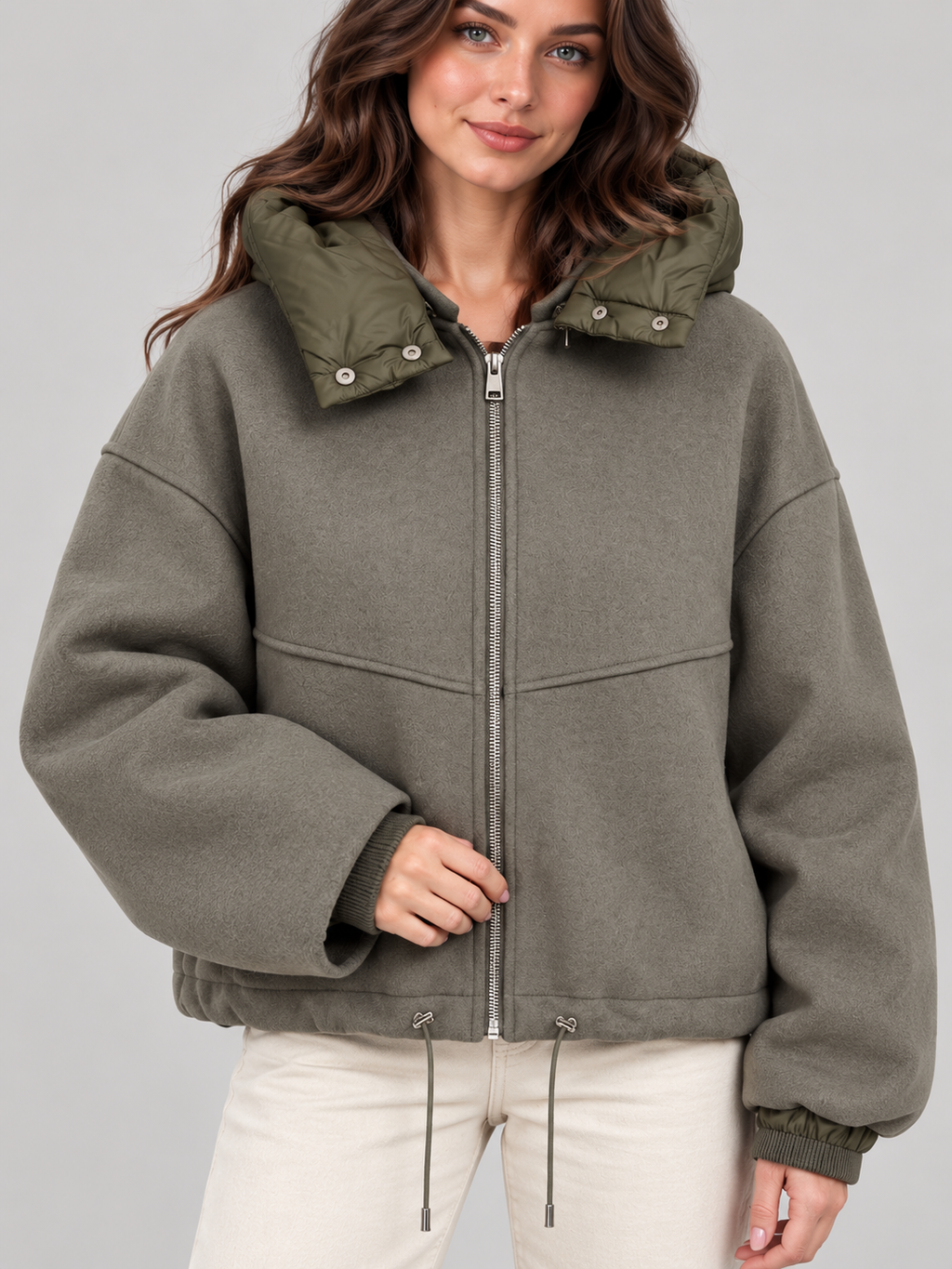Women's boxy winter jacket 3