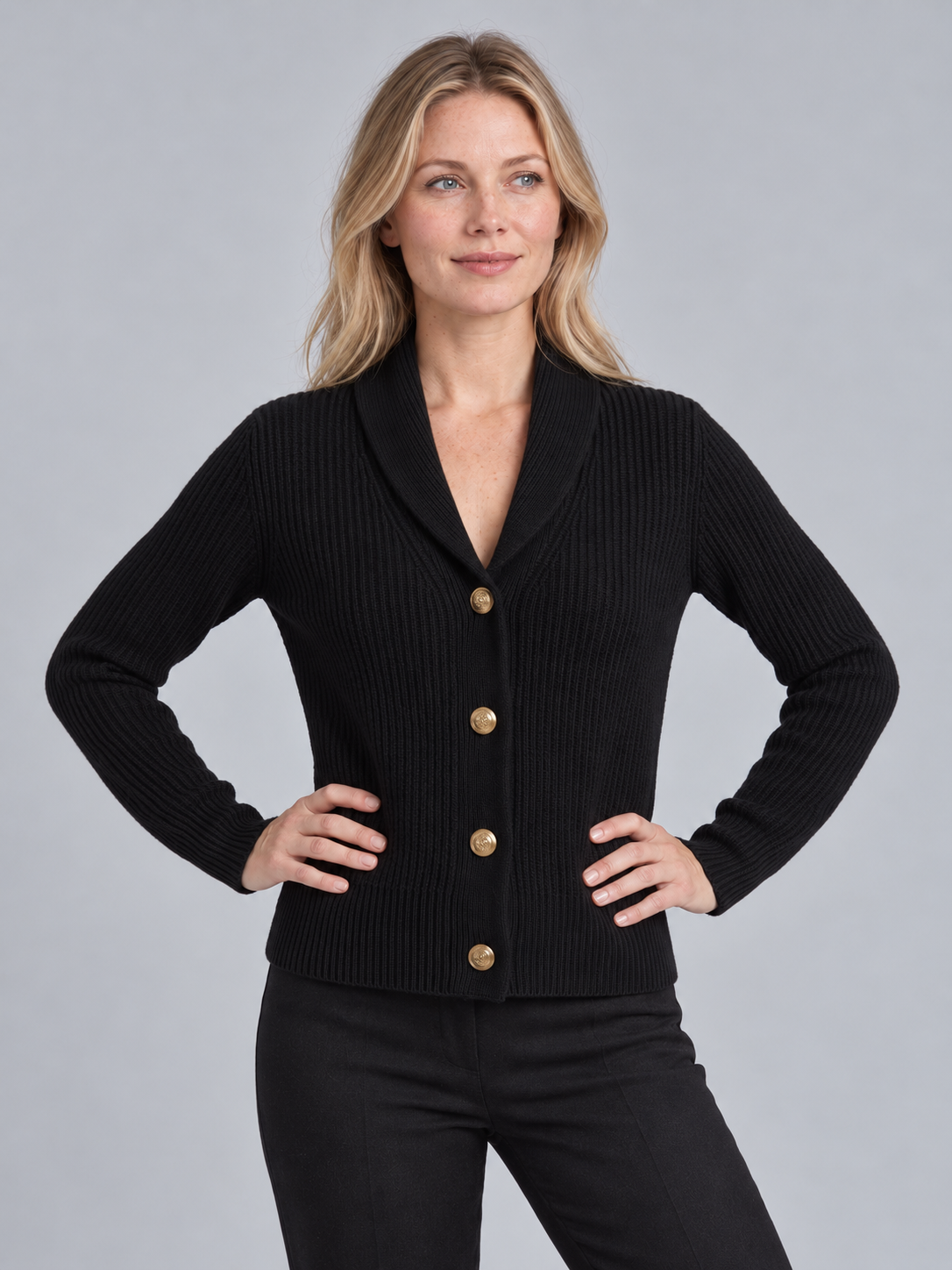 Women's chunky knit cardigan 4