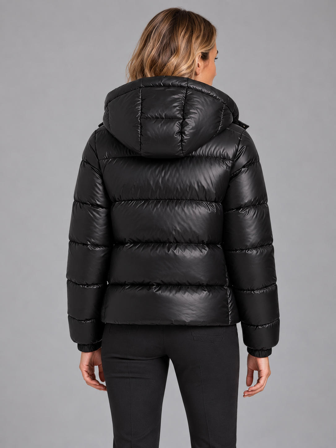 Women's hooded puffer jacket 2