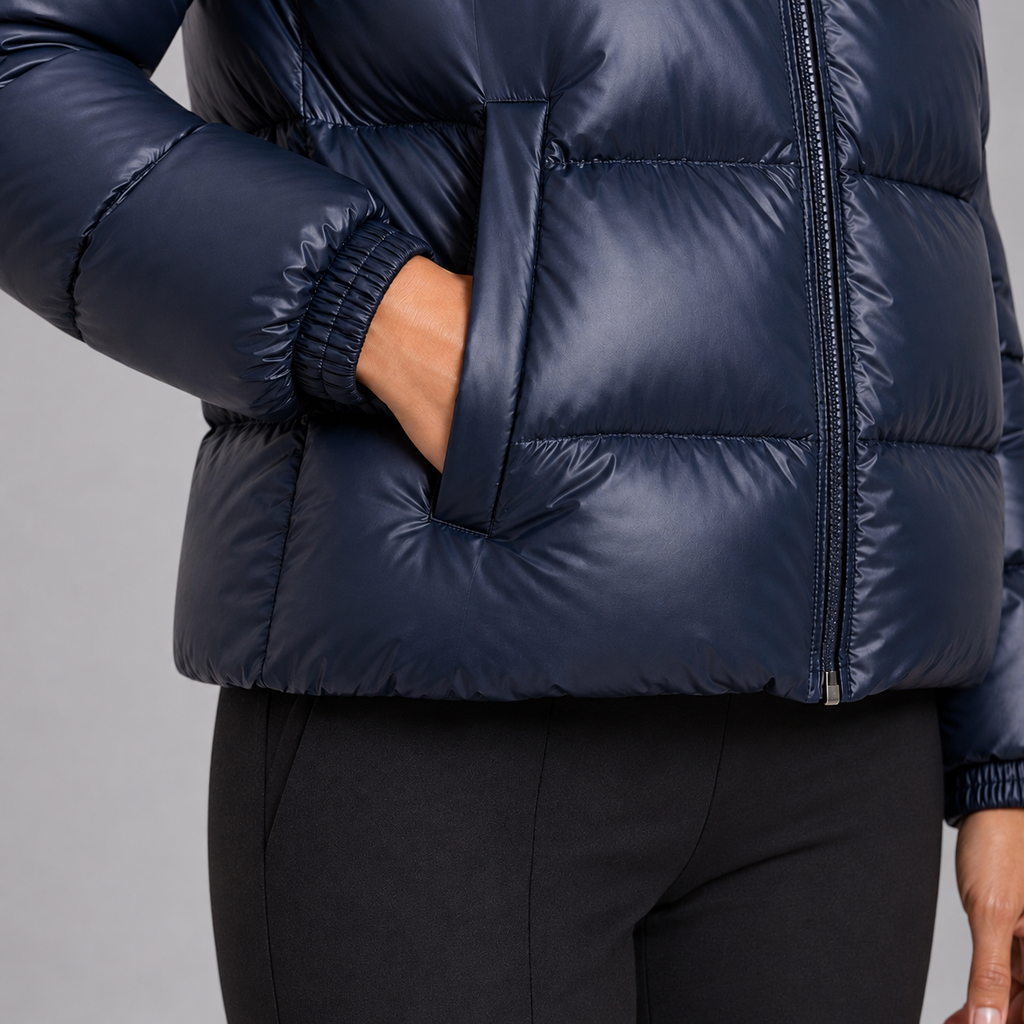 Women's hooded puffer jacket 7