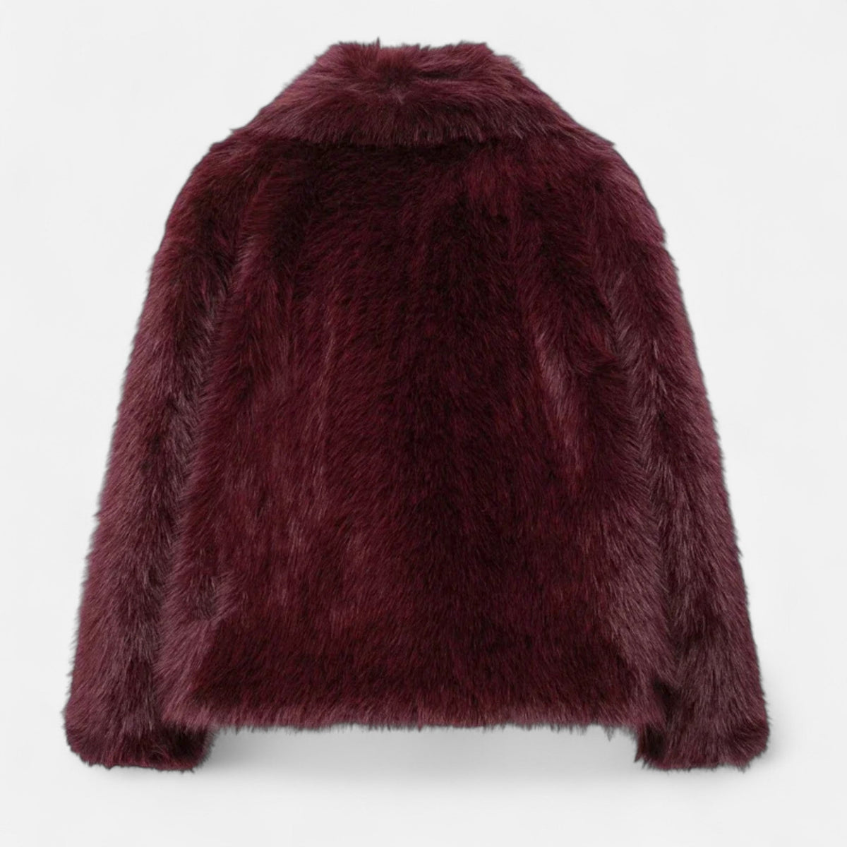 Women's Faux Fur Winter Coat Structured Silhouette