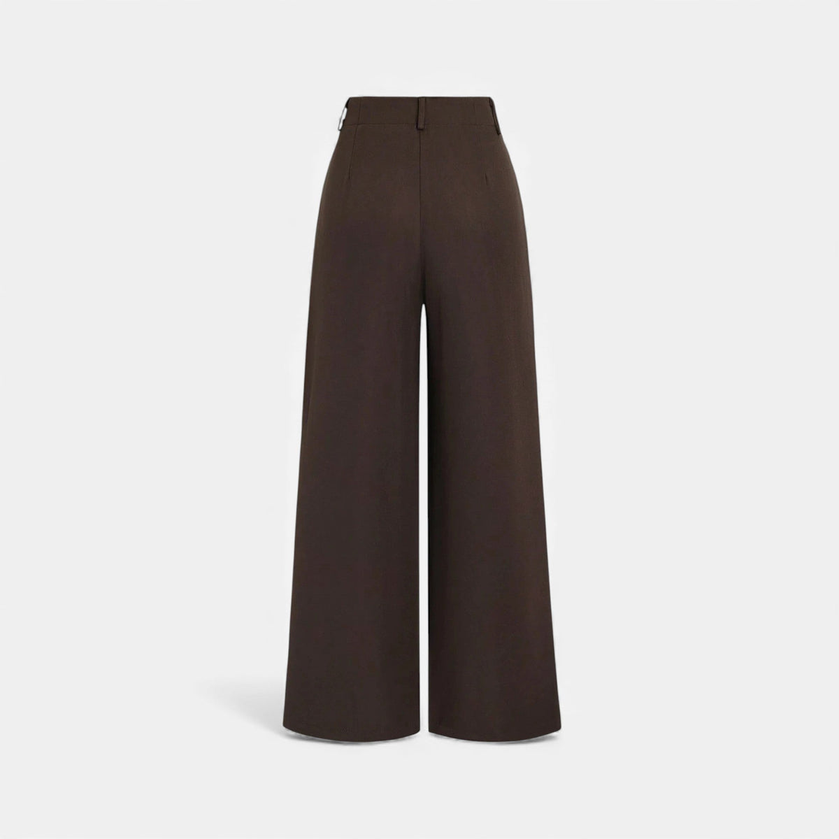 Women's Tailored Wide Leg Trousers Pleated Detail