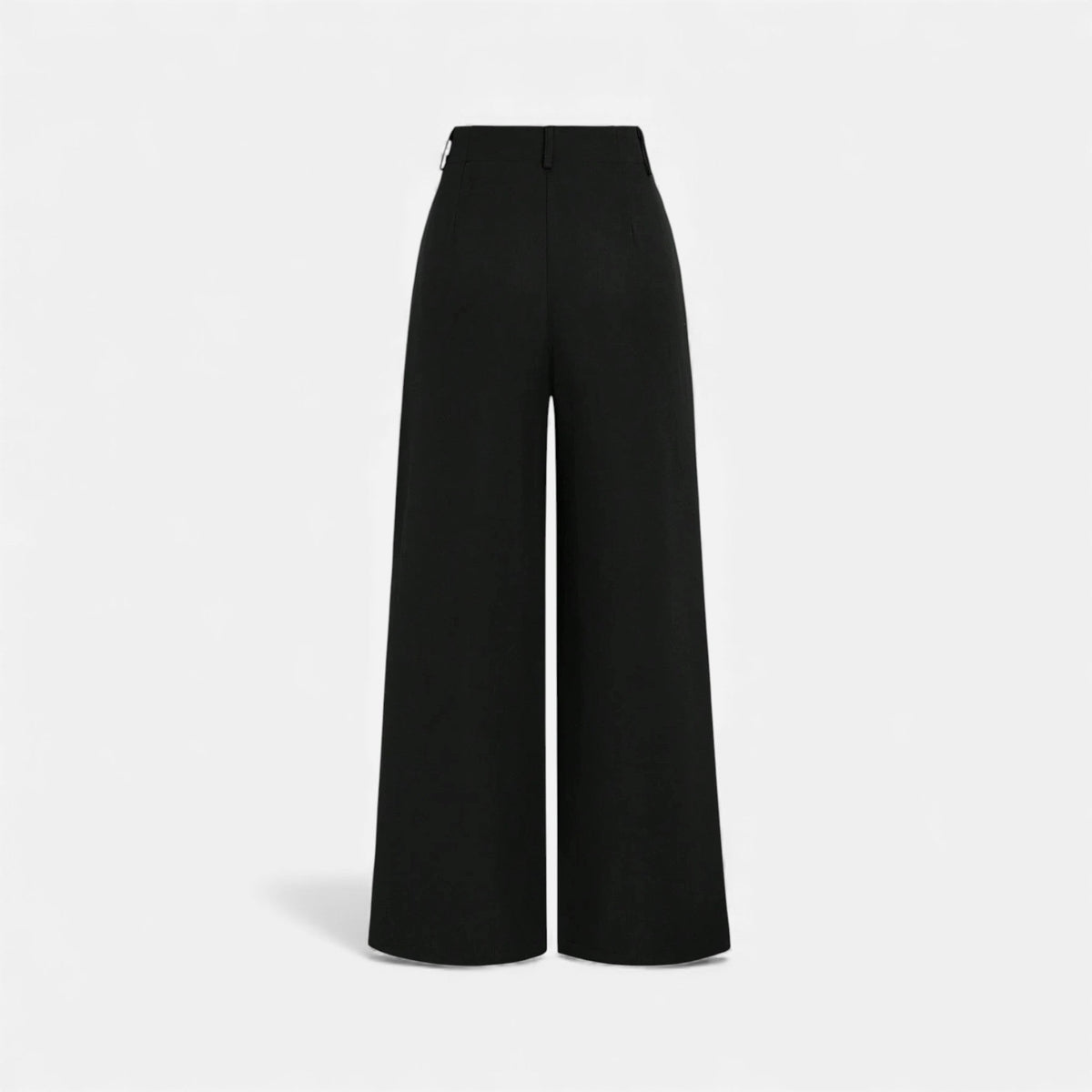 Women's Tailored Wide Leg Trousers Pleated Detail