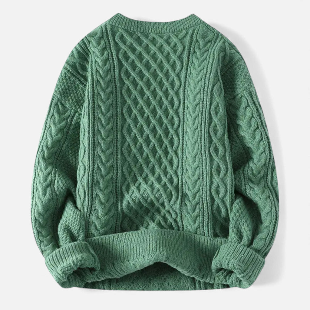 Women's Honeycomb Textured Sweater - detail view