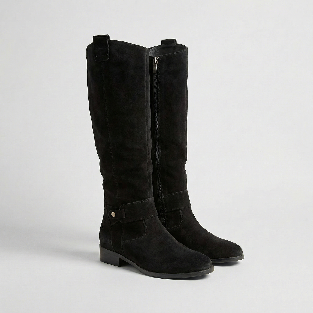 Women's Knee-High Slouch Boots Suede-Look - view 5
